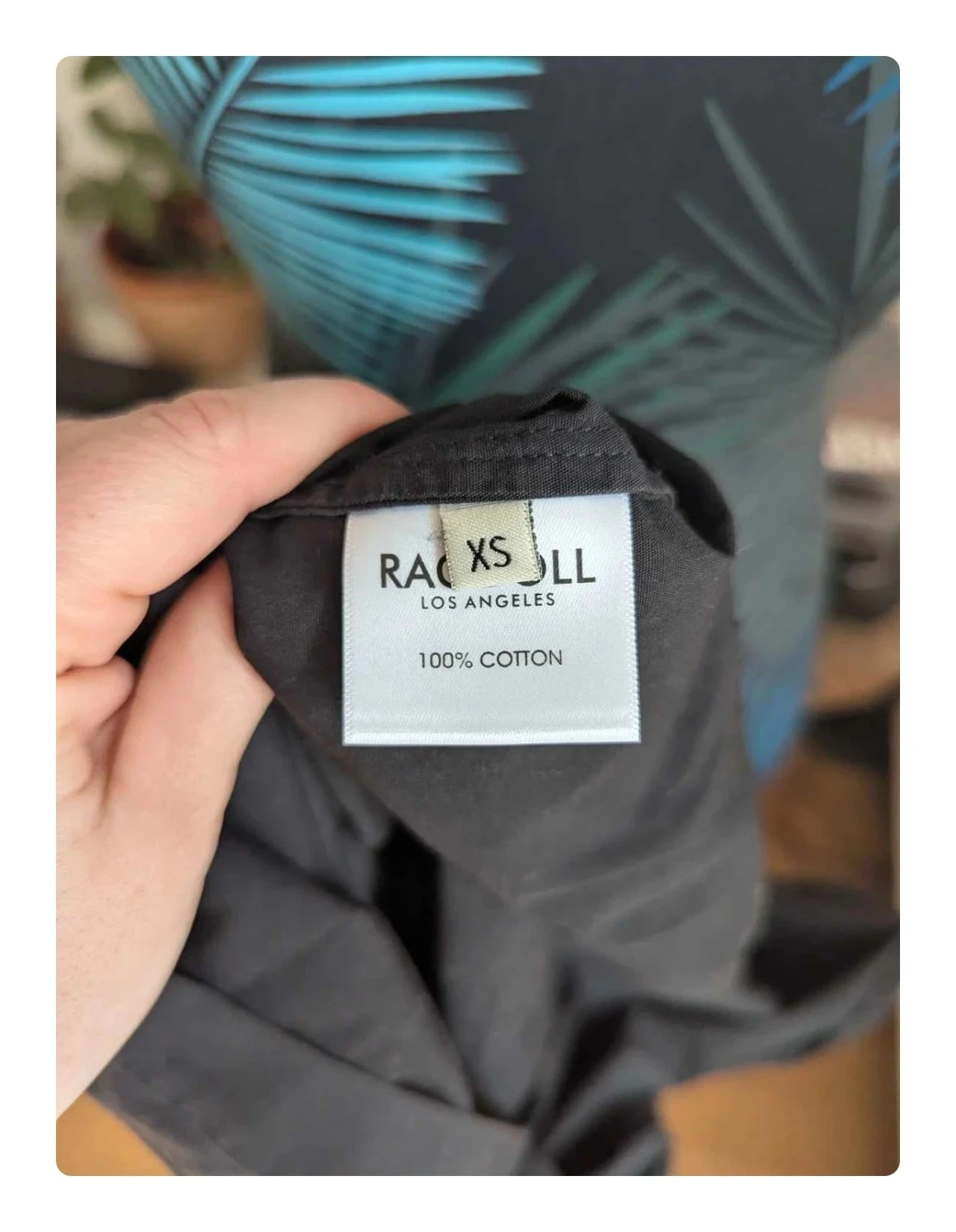 Camisa ragdoll negra talla S – photo 8